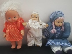 3 cute retro dolls