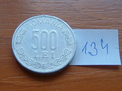 ROMÁNIA 500 LEI 1999 ALU.  134.