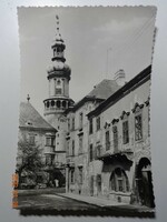 Régi képeslap: Sopron, Tűztorony