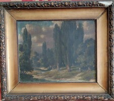 Painting by Janos of Moldavian Krajna for sale