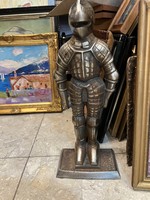 Statue, made of metal, depicting an old soldier, 40 cm high.