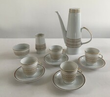 Flawless Freiberger porcelain, vintage, art deco coffee set