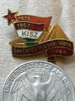 Kisz - volunteer youth camp 1964 badge