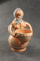 Marked glazed ceramic figure 701
