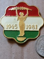 Kisz - finn/revolutionary youth days 1945-1981 badge