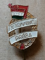 Kisz - young communist trial badge