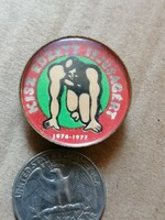 KISZ - Edzett Ifjúságért 1976-77 jelvény