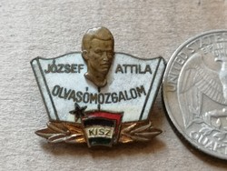 Attila Kisz - józsef reading movement_1 badge