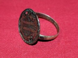 Középkori ezüst gyűrű