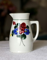 Hand painted Lilien porcelain jug