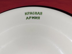 Régi tányér Vörös Hadsereg