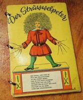 Antik - kapcsos - német mesekönyv - Der Strüwwelpeter OTTO Bilderbuchverlag