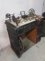 Antique, old clock tools, parts