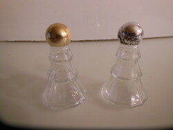 Perfume bottle - 2 pcs - pine-shaped - 7 x 4 cm - thick - flawless