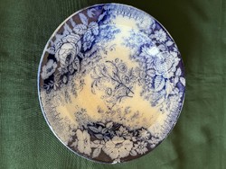 August nowotny altrohlau floral pattern, cobalt blue wall plate