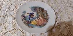Beautiful, porcelain, romantic, scenic, decorative plate, offering