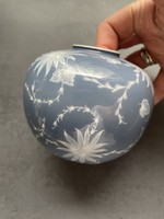 Különleges kék színű Hutschenreuther gömb váza