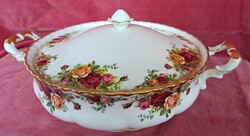 Royal albert old country roses side dish with lid