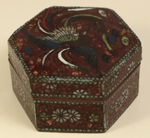 Japanese Meiji compartment enamel box, end of the 19th century