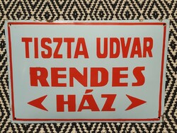 Zománctábla ritka