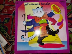 A csizmás kandúr bakelit lemez 1982