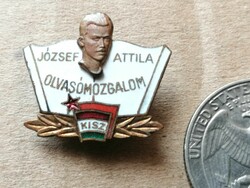Attila Kisz - józsef reading movement_3 badge