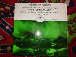 Ludwig van Beethoven  APPASSIONATA Gábor Gabos piano nagylemez (LP)  bakelit lemez