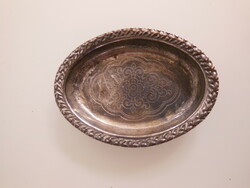 Silver plated - 8 x 6 cm - thick - old - German - tray - flawless