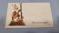 Régi Húsvéti üdvözlő kártya