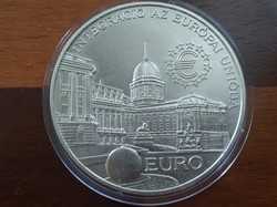 Integráció az Európai Unióba Parlament 2000 forint ezüst érme 1997