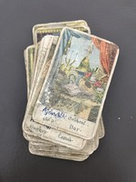 Antik vetőkártya jóskártya cigánykártya