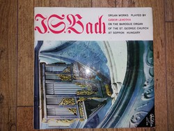 J.S. BACH Orgonaművek   nagylemez  (LP) bakelit lemez