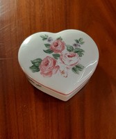 4728 - Japanese pink heart-shaped jewelry holder