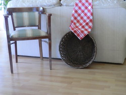 Antique unique 55 cm rare basket made of large cane with örie