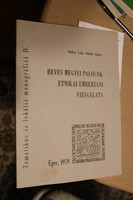 Sándor Henkey gyula-kalmár: ethnic anthropological investigation of the Palók people of Heves county