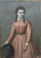 Marastoni Józsefnek (1834-1895) tulajdonítva : Fiatal nő portréja