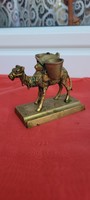 Copper camel statue