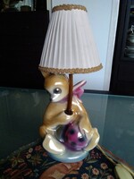 Macis children's table lamp from the retro ceramic applied arts company, from the 50s and 60s!
