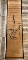 Chinese crabs marked ink painting china japanese wall paper scroll image