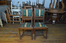 Antik Neoreneszánsz kárpitos szék 2db