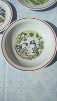 Zsolnay pannónia film studio water snake-wonder spider scene dinner set