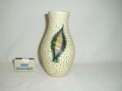 Vintage cracked ceramic vase