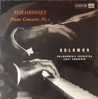 Solomon with his piano solo Tchaikovsky piano concerto no.1. Lp vinyl record