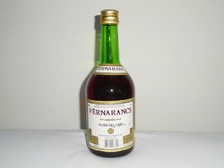 Retro Vérnarancs narancs likőr ital üveg palack - Buliv gyártó, 1988-as, bontatlan, ritkaság