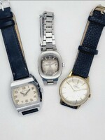 Bid! 3 vintage watches! Roamer, cornavin, rocket! Swiss + Russian