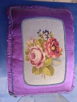 Beautiful, old tapestry decorative pillow