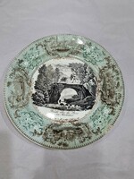 Old porcelain plate