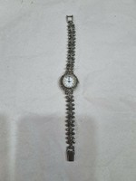 Silver women's wristwatch