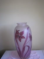 Gyönyörű nagyméretű liliomos váza I.