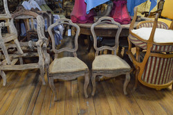 Antik bécsi barokk  szék (2db)